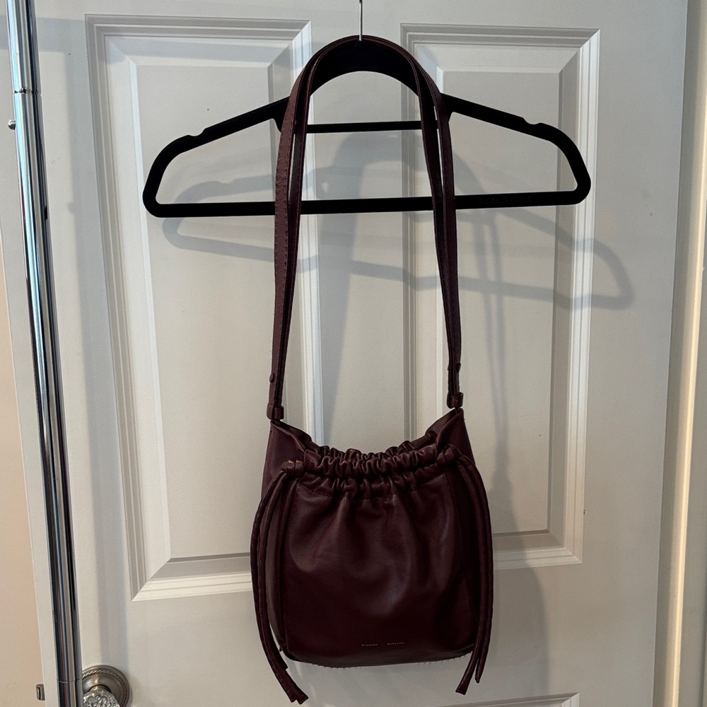 Proenza Schouler Leather Bucket Bag in Burgundy - Picture 6 of 10